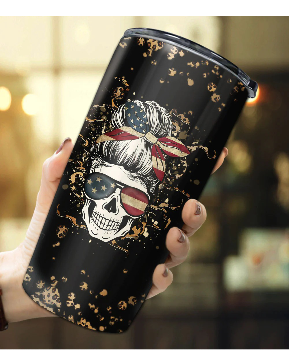 I'm A B Don't Try Me Skull 3D Tumbler