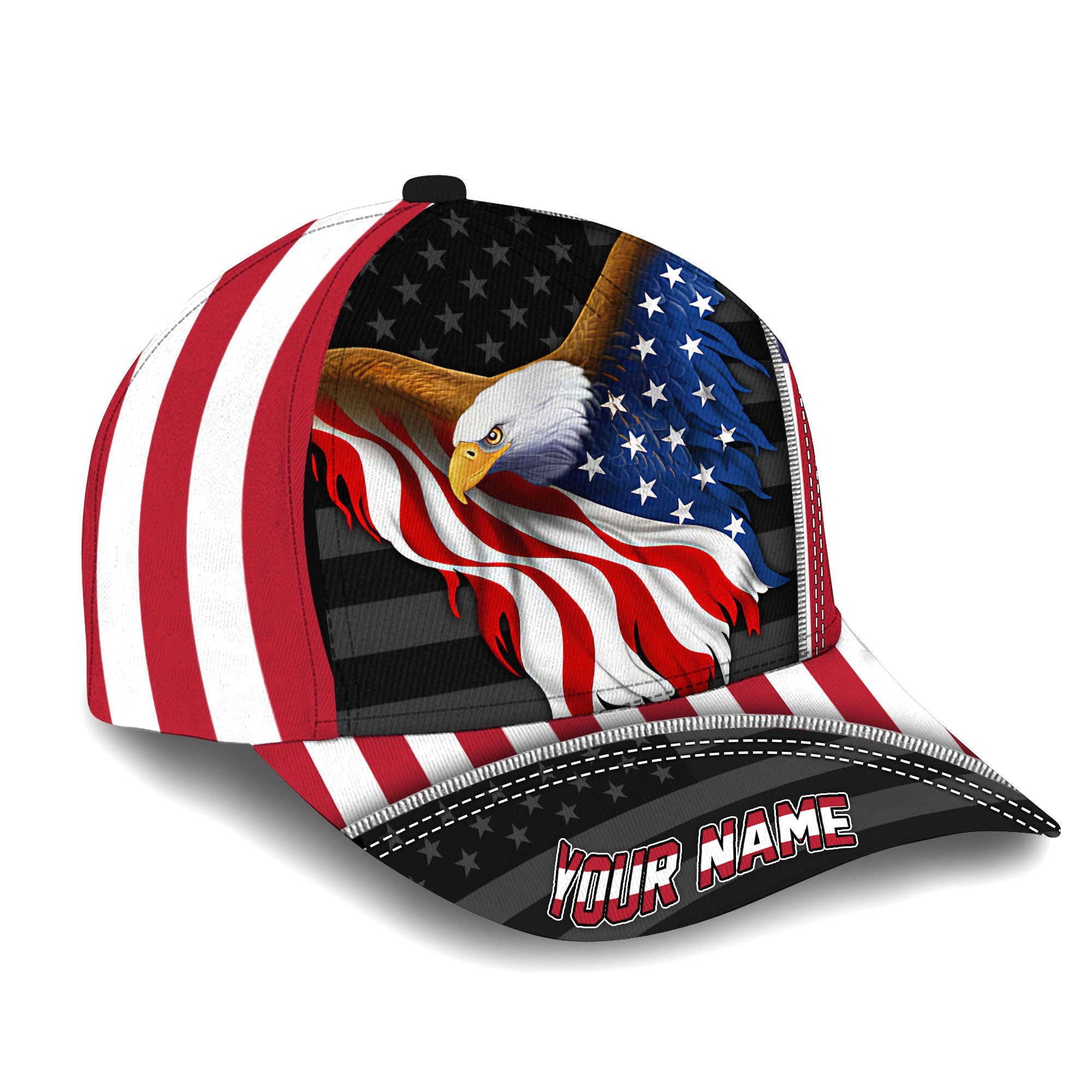 Premium Unique The Best Eagle Patriotic Cap Personalized