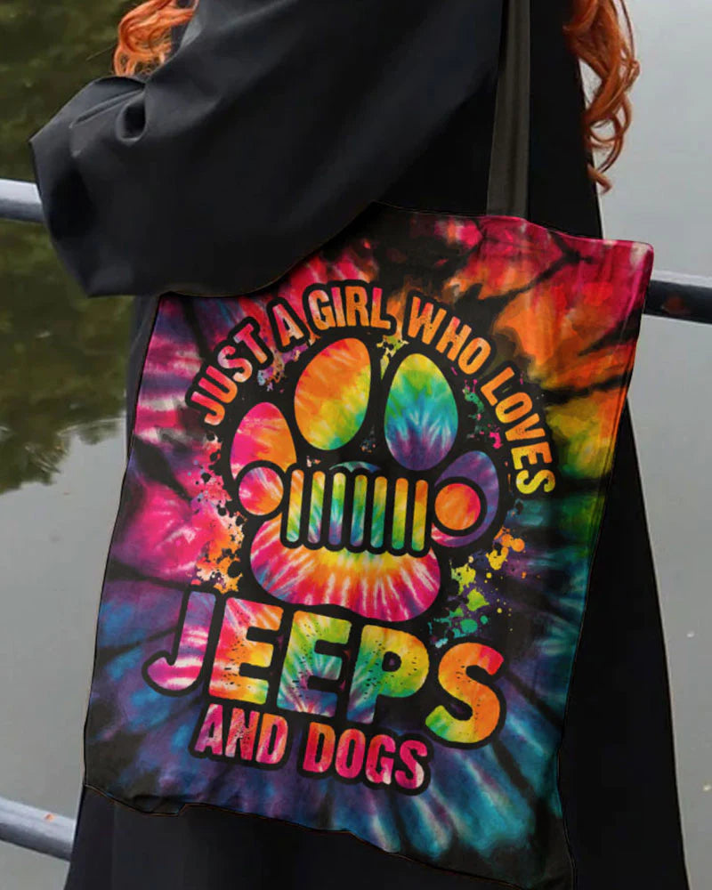 jeep-dog-paw-colorful-tie-dye-tote-bag-canvas-bag