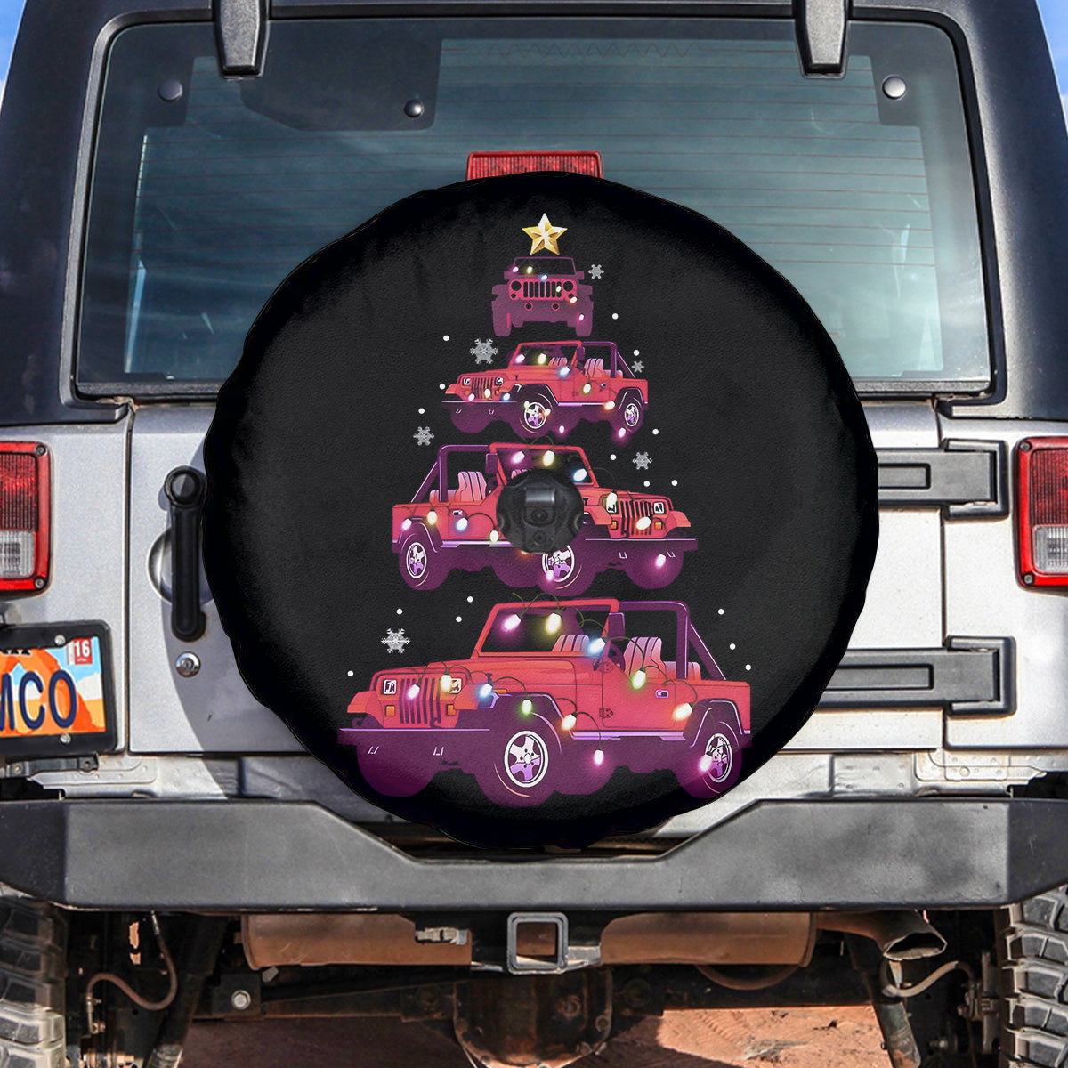 Jeep Tire Covers - Jeep Spare Tire Cover Christmas Jeep Style NO.525 LT8