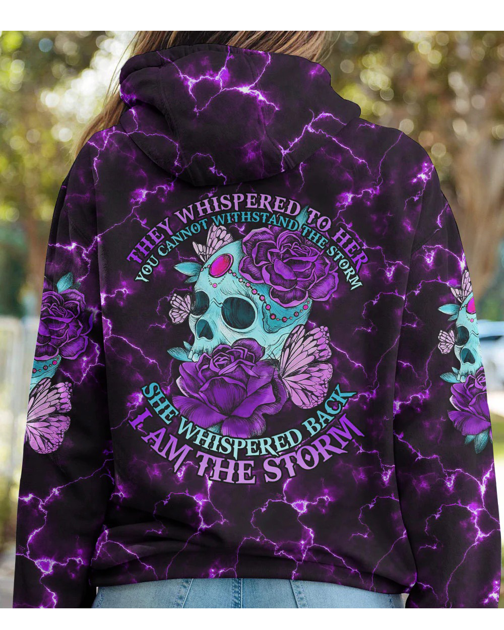 They Whispered To Her Skull 3D Hoodie