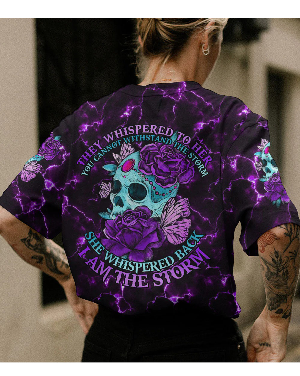 They Whispered To Her Skull 3D T Shirt