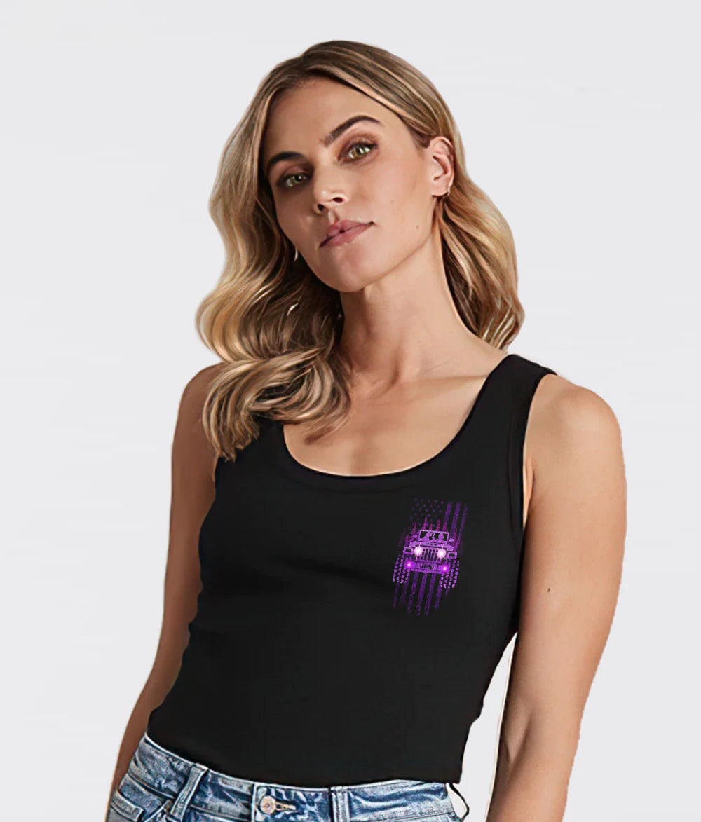 a-girl-her-dog-and-her-jeep-bling-purple-tank-top