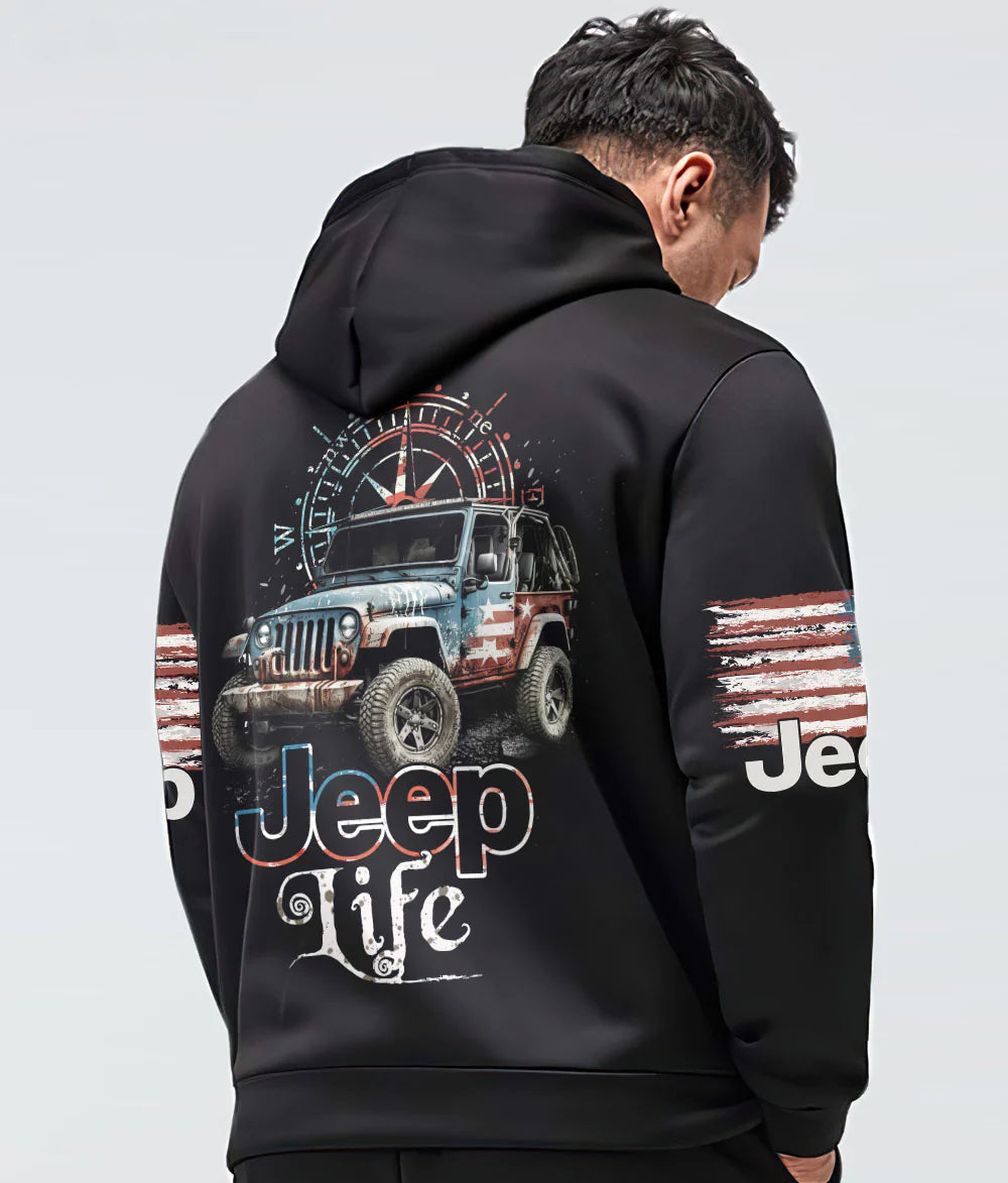 jeep-life-compass-american-flag-hoodie