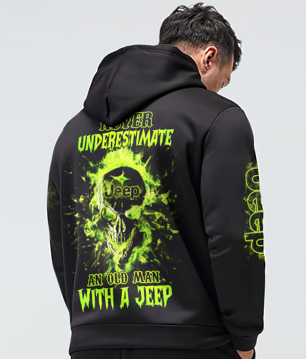 never-underestimate-an-old-man-jeep-fire-skl-green-hoodie