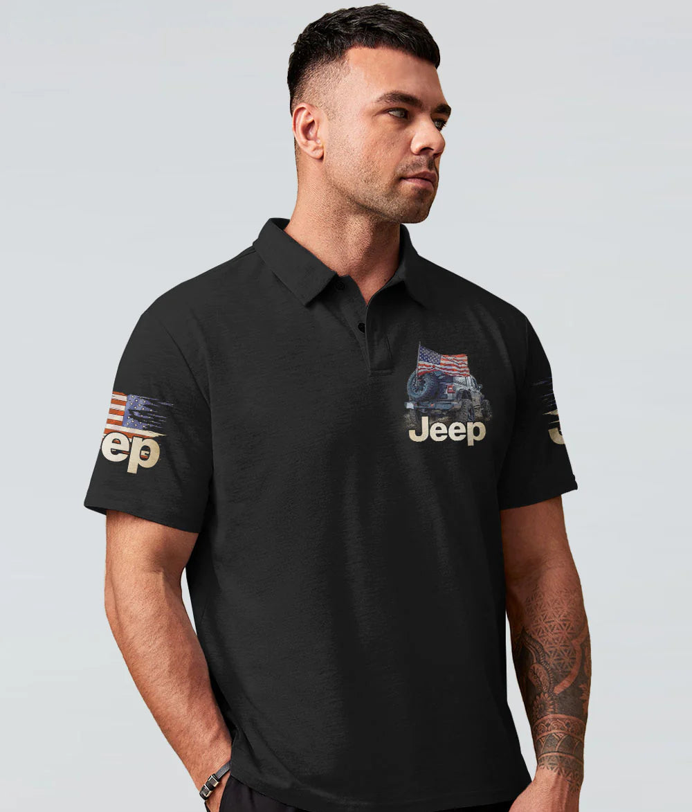 never-underestimate-an-old-man-jeep-american-flag-black-polo-shirt