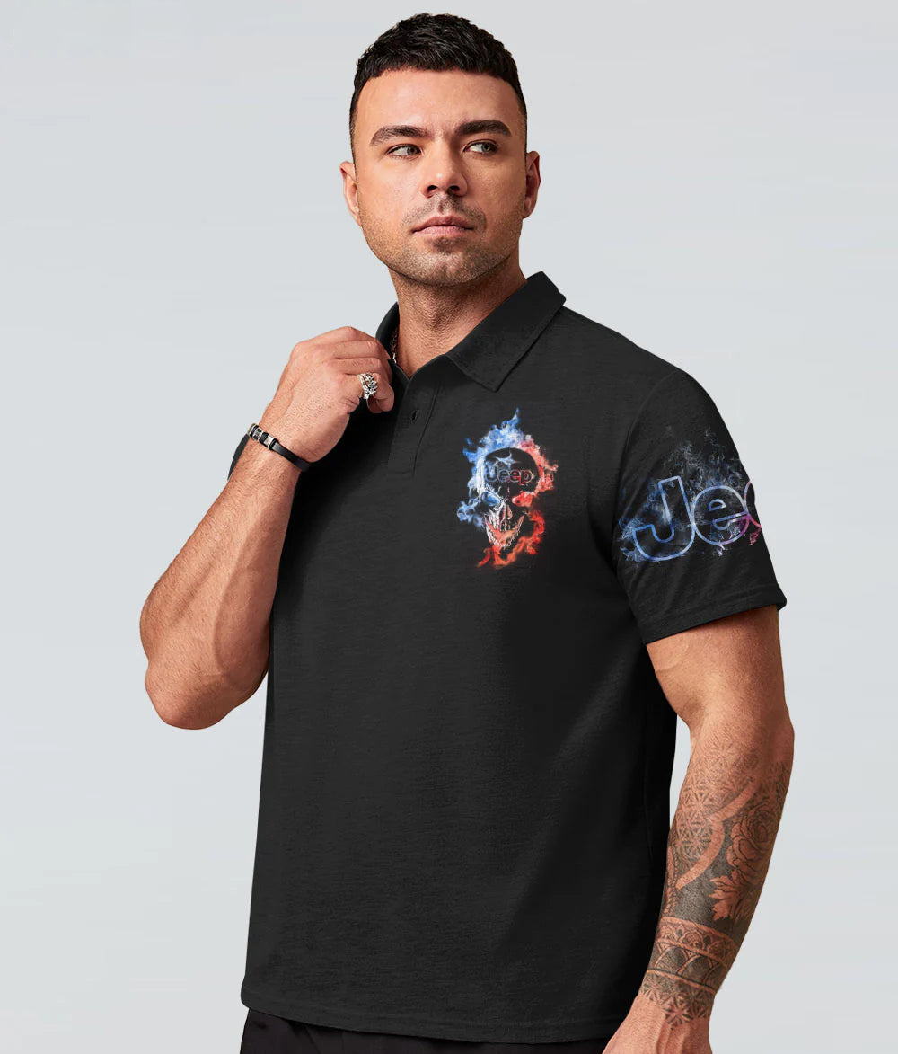 never-underestimate-an-old-man-jeep-fire-skl-polo-shirt