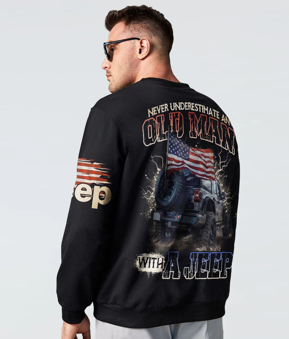 never-underestimate-an-old-man-jeep-american-flag-black-sweatshirt