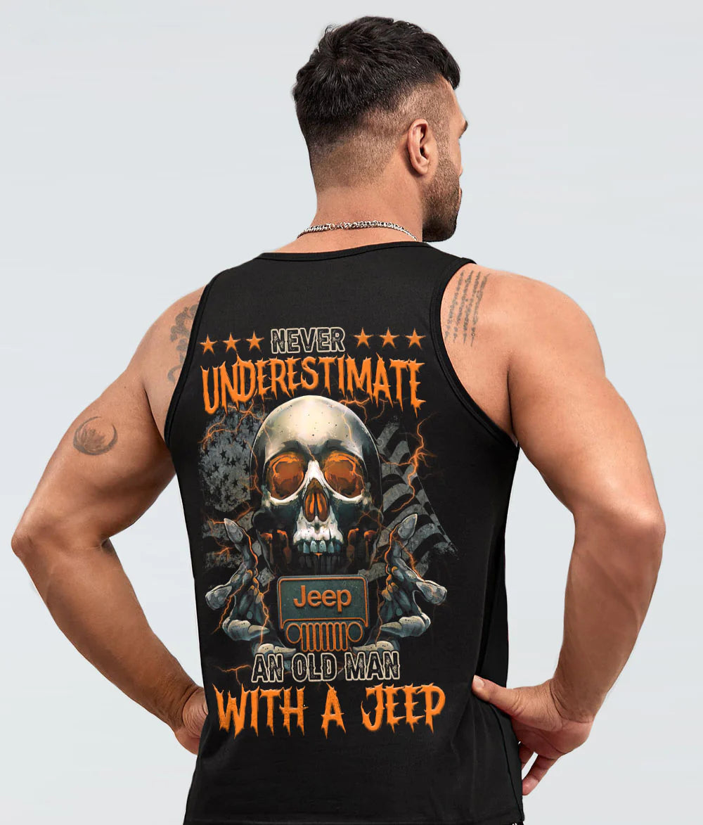 never-underestimate-an-old-man-jeep-skull-flag-tank-top