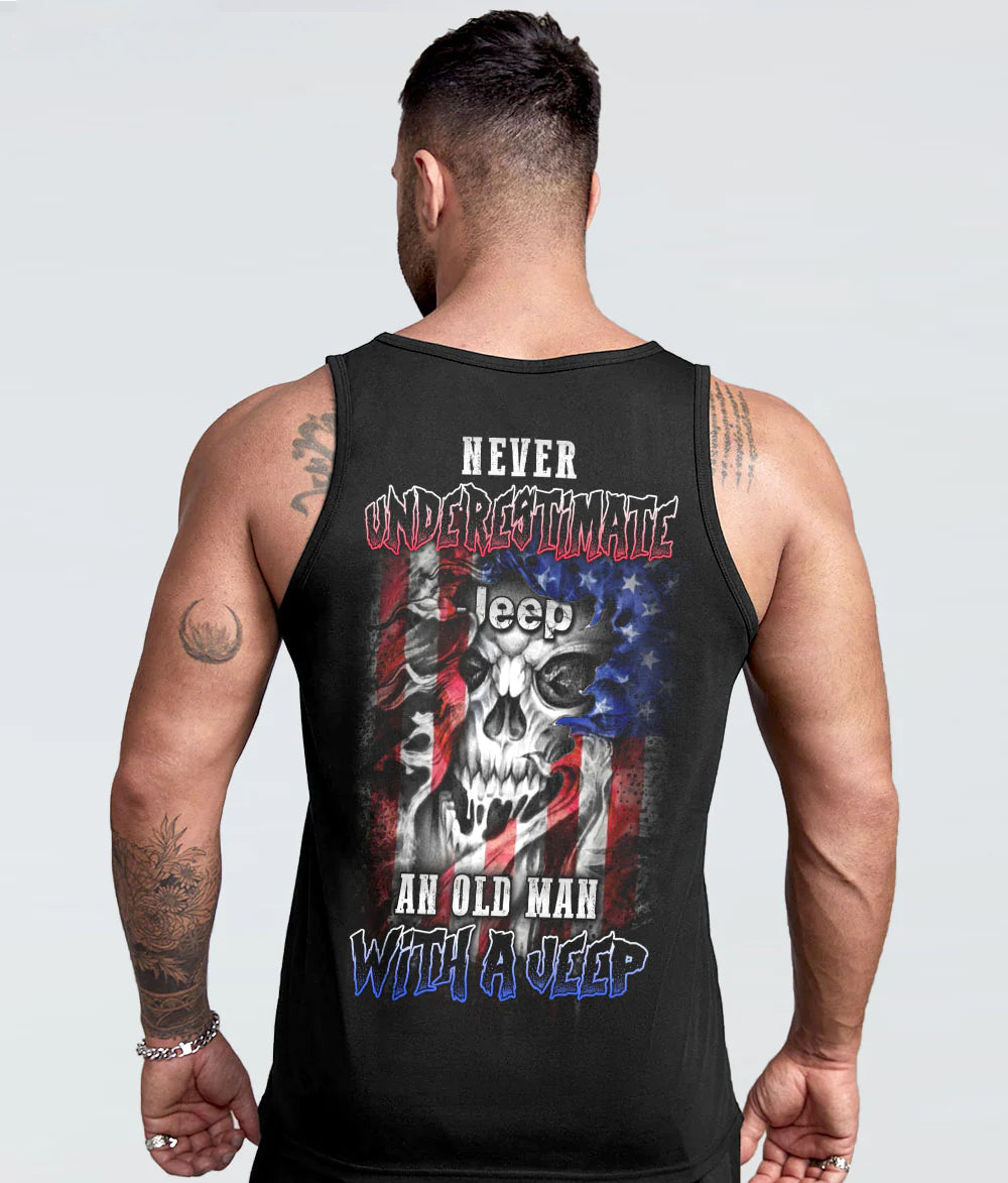 never-underestimate-an-old-jeep-man-skull-flag-tank-top