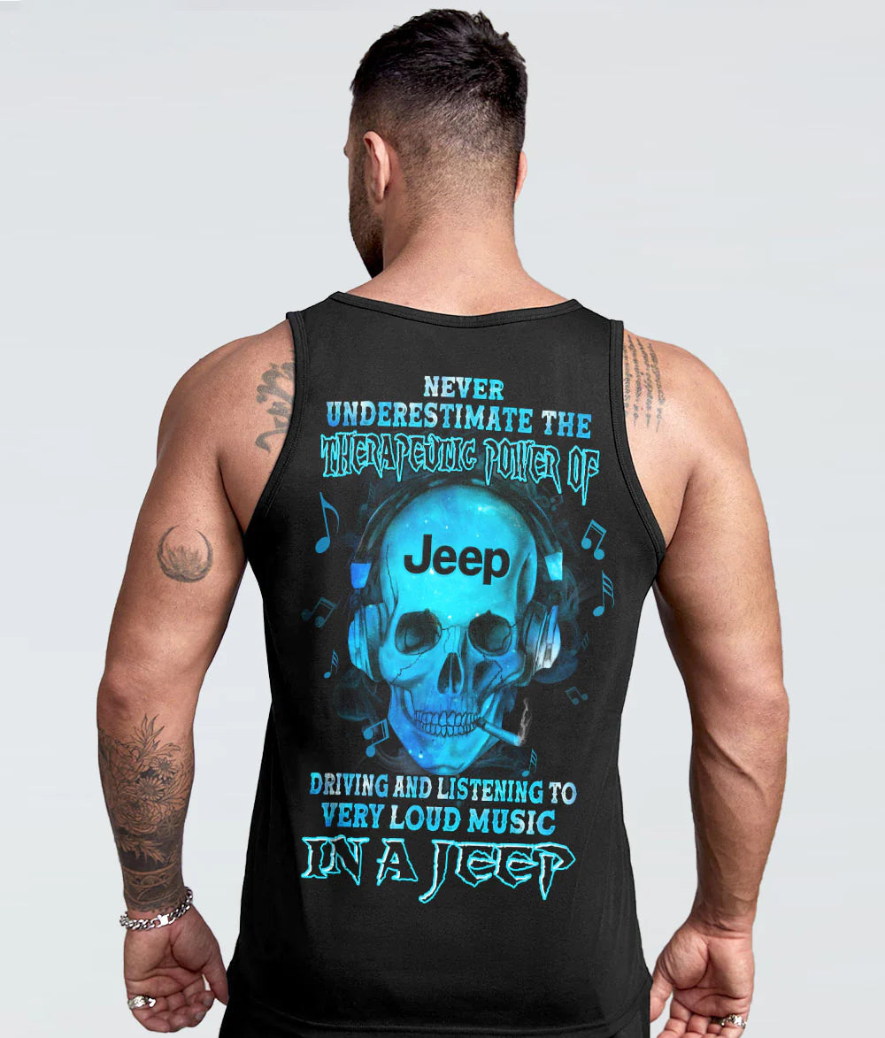 loud-music-in-a-jeep-skull-tank-top