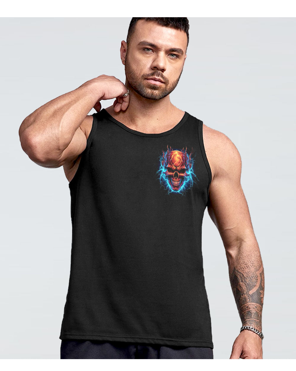 Your Demons Hide Under Your Bed Skull Tank Top