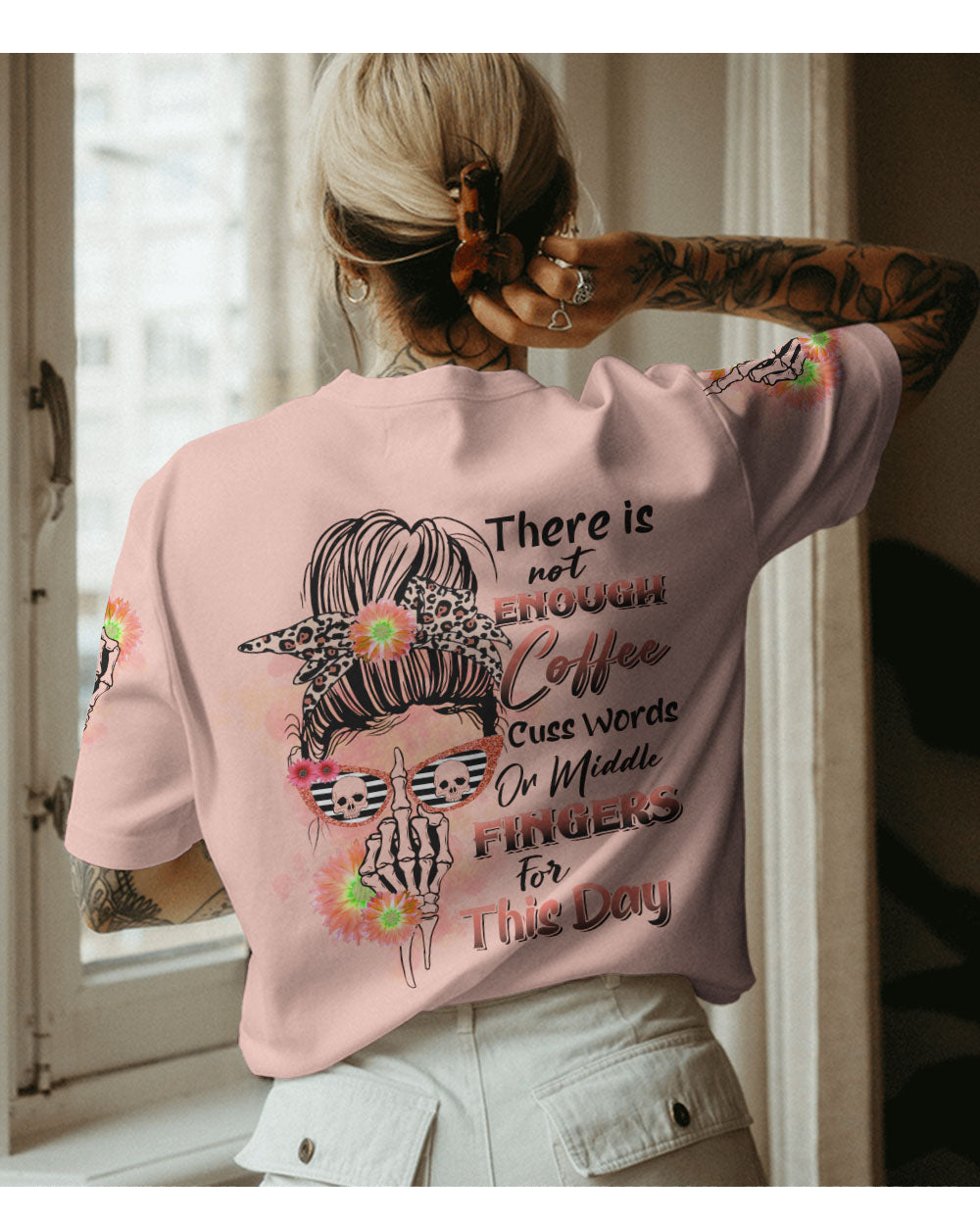 There Is Not Enough Coffee Skull T Shirt