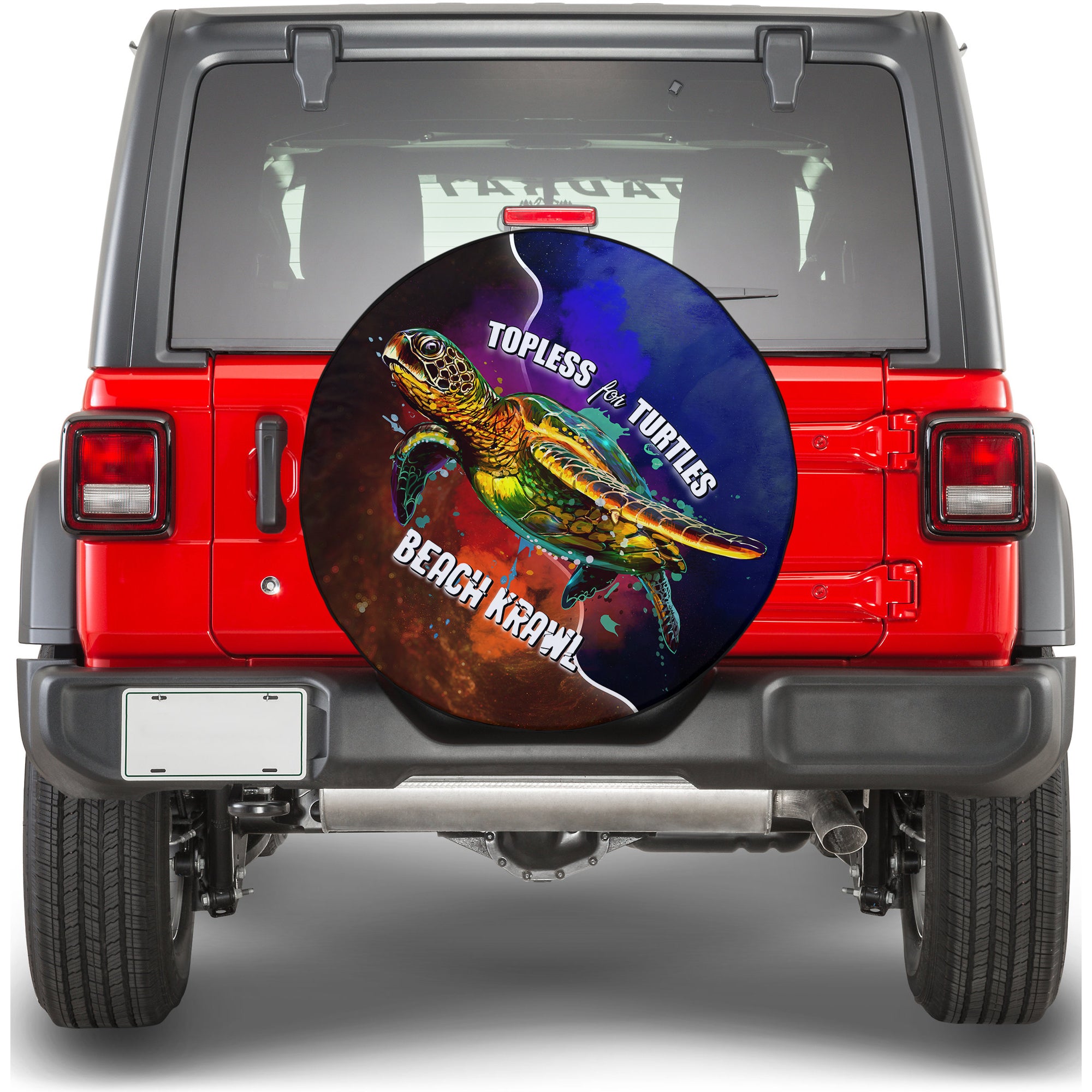 Jeep Spare Tire Cover Topless For Turtles Beach Krawl TS06