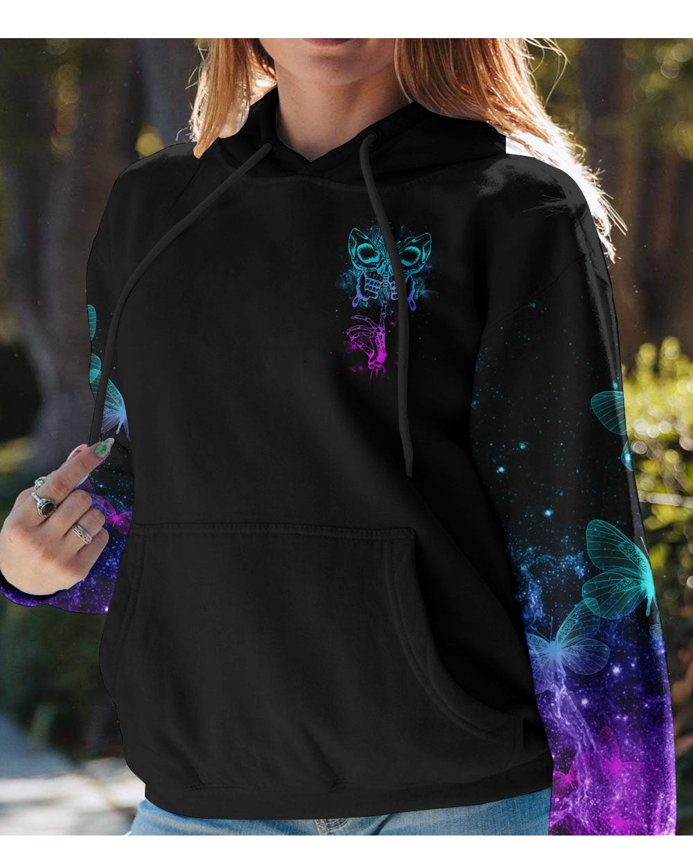 In The Next Life I Wanna Be Karma Fairy Skull Betterfly Hoodie