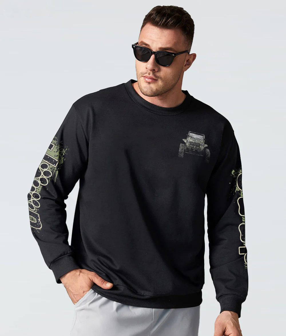 real-man-drive-a-jeep-dog-sweatshirt