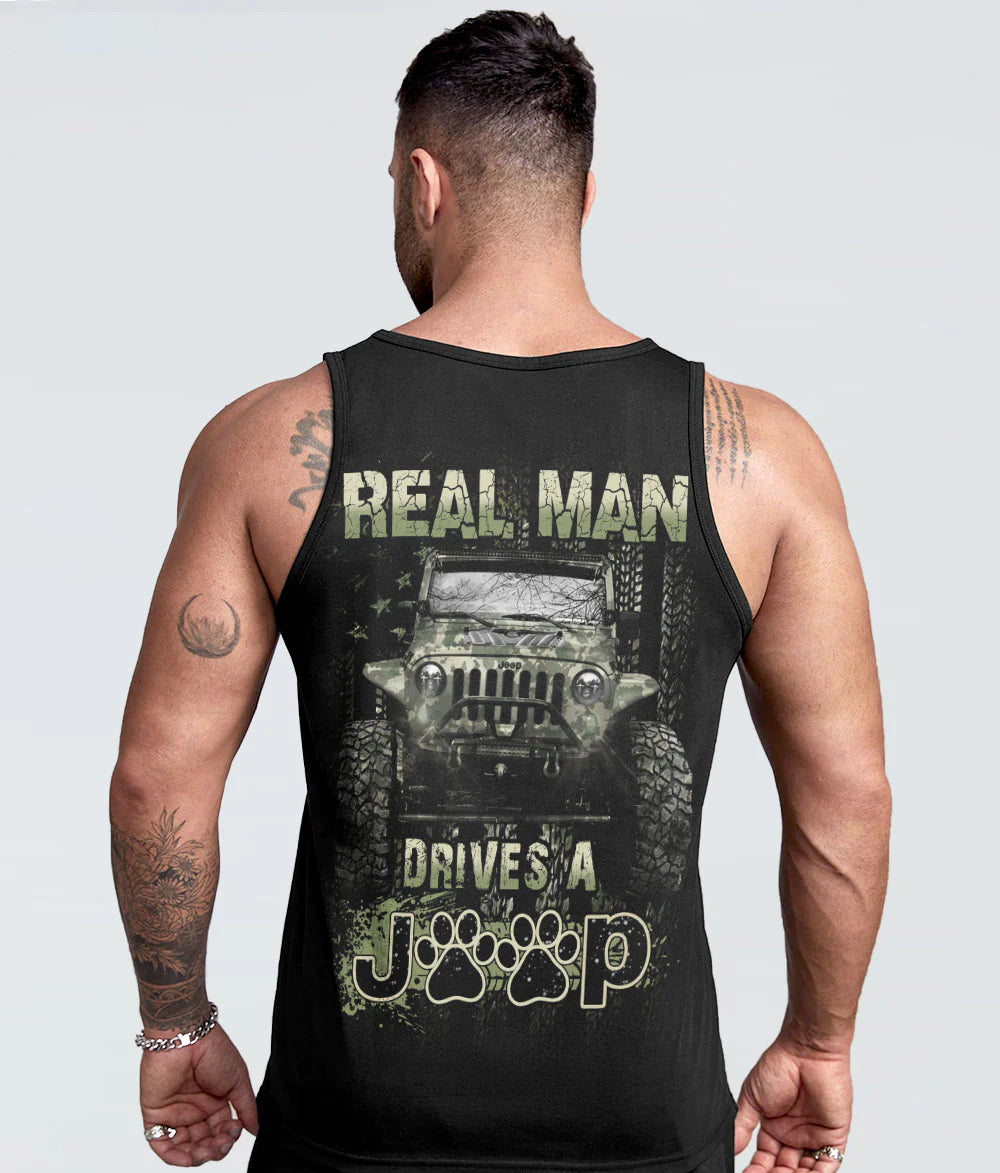 real-man-drive-a-jeep-dog-tank-top