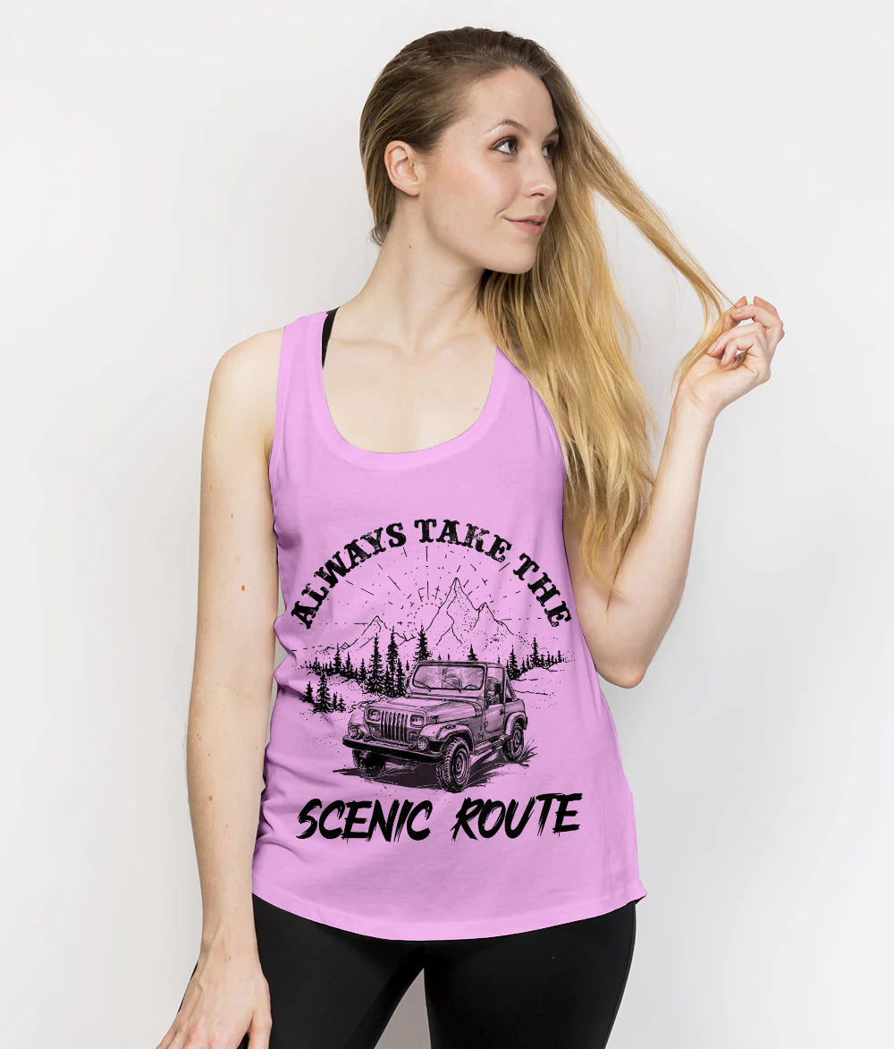 always-take-the-scenic-route-jeep-tank-top