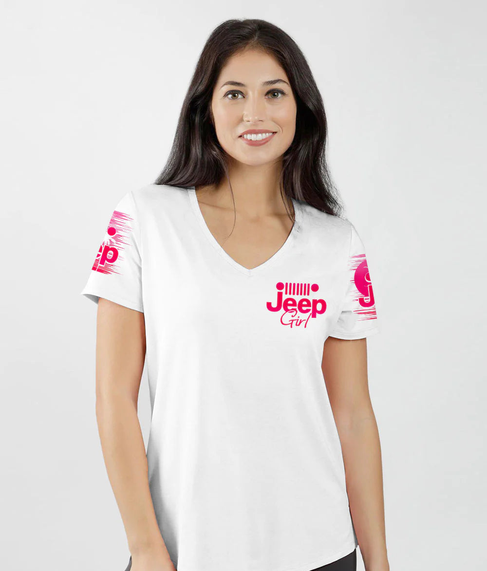 beachy-vibes-flip-flops-pink-jeep-ocean-women-v-neck-t-shirt