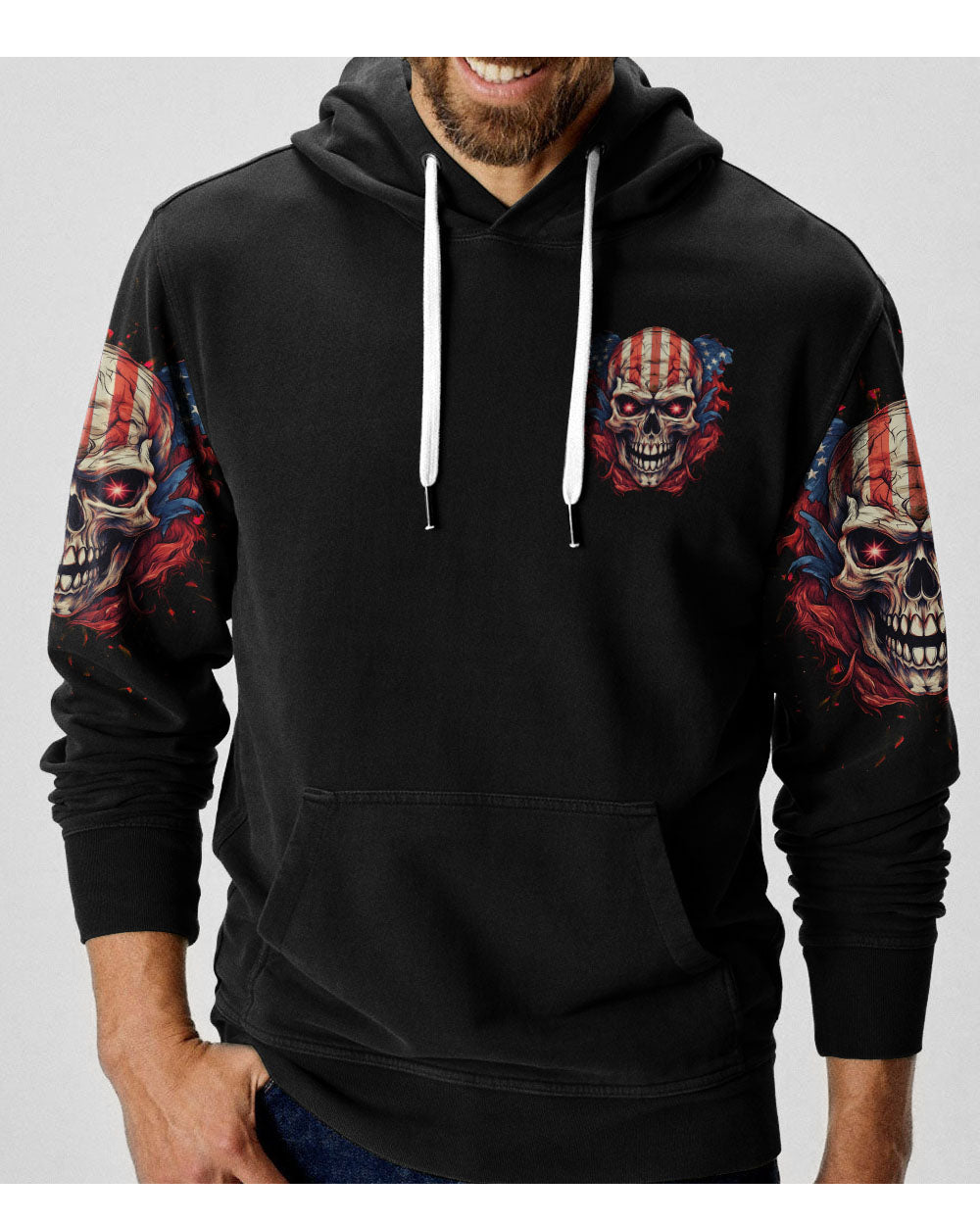 Did You Piss Me Off Skull Flag Hoodie