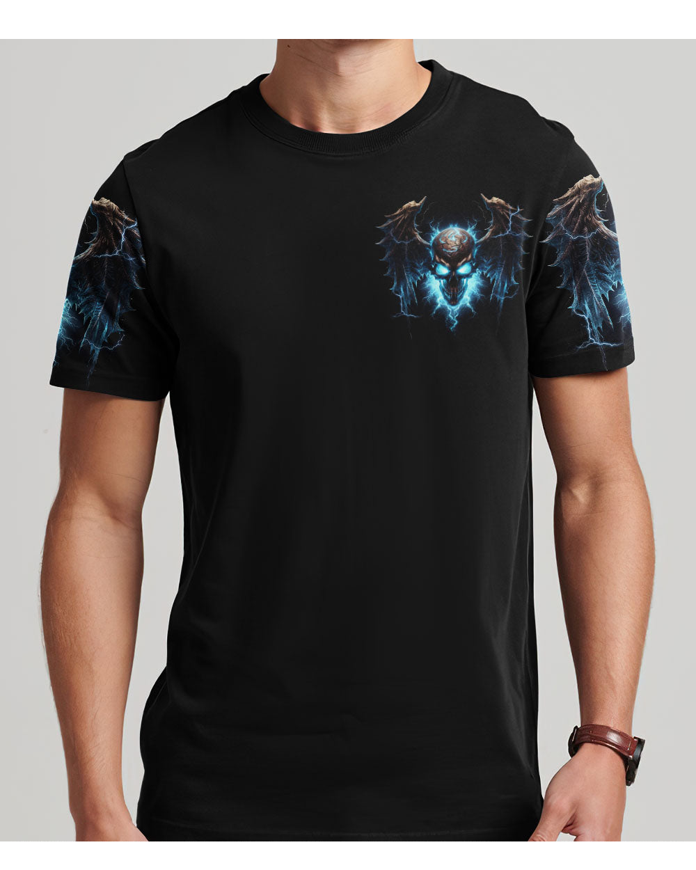 I Hold A Beast An Angel Skull Skull Wings T Shirt