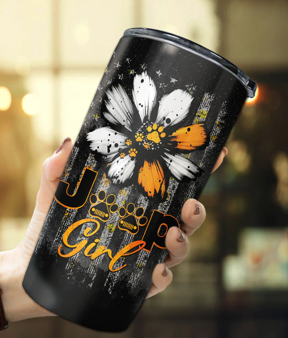 jeep-girl-dog-paw-daisy-tumbler-tumbler