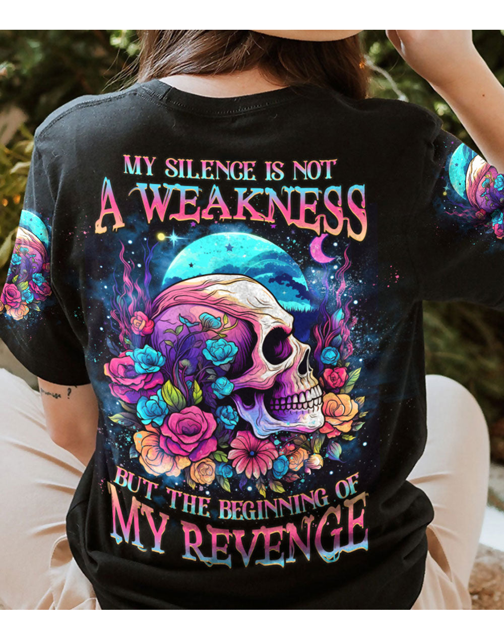 My Silence Is Not A Weakness Skull T Shirt