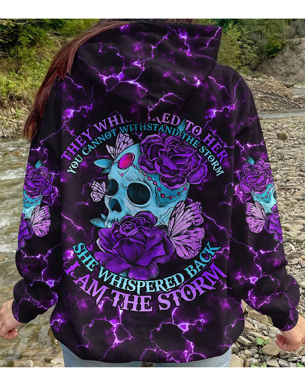 They Whispered To Her Skull 3D Hoodie