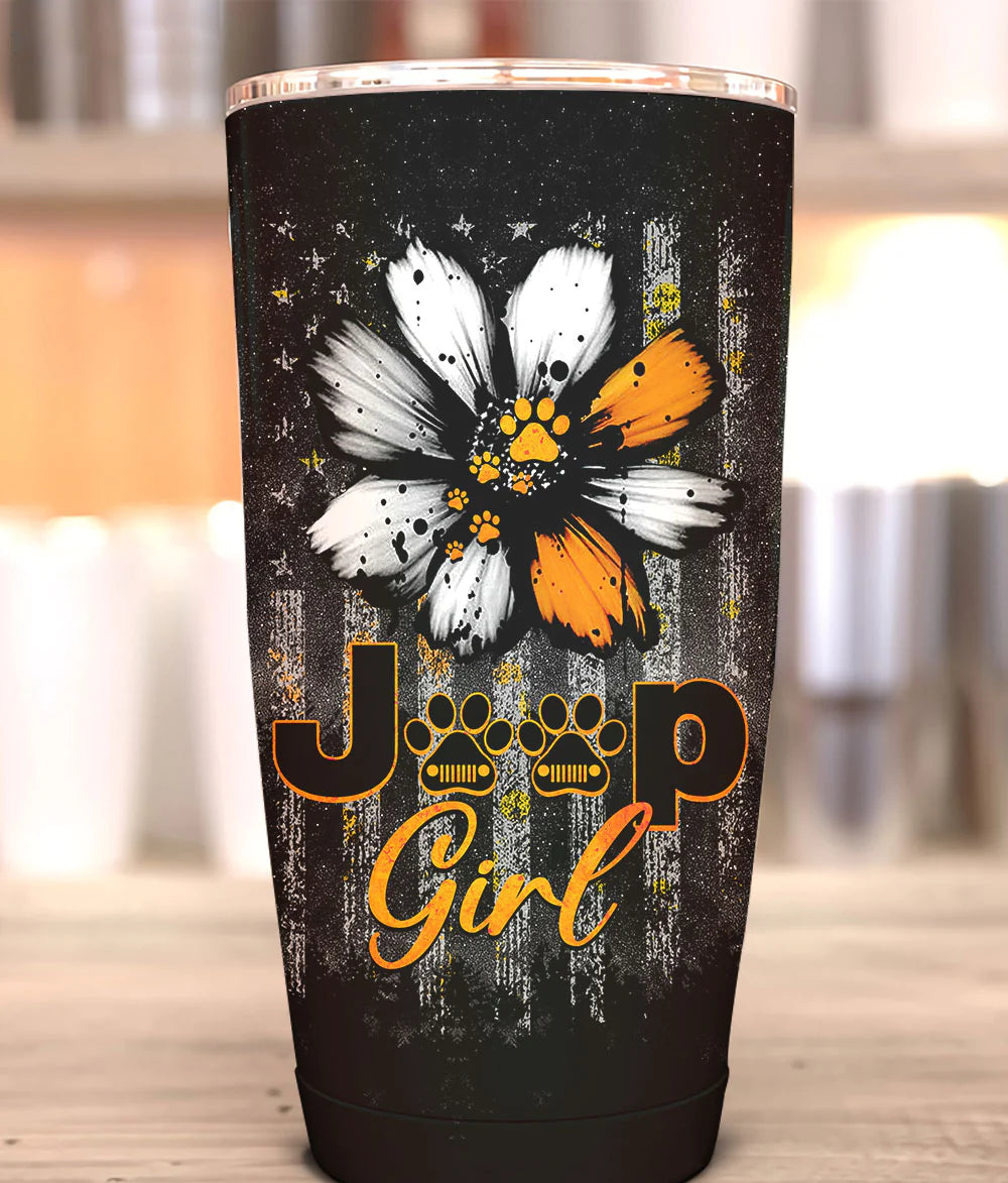 jeep-girl-dog-paw-daisy-tumbler-tumbler