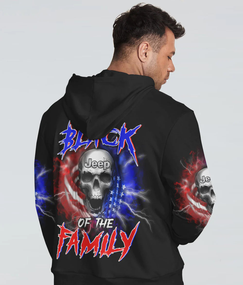 im-the-black-jeep-of-the-family-skull-flag-hoodie