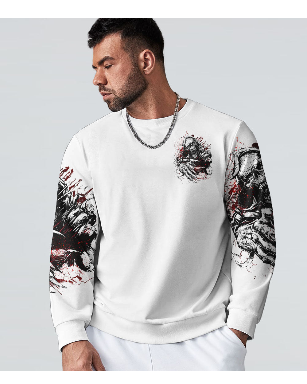 Of Course I'm Going To Hell Skull Sweatshirt