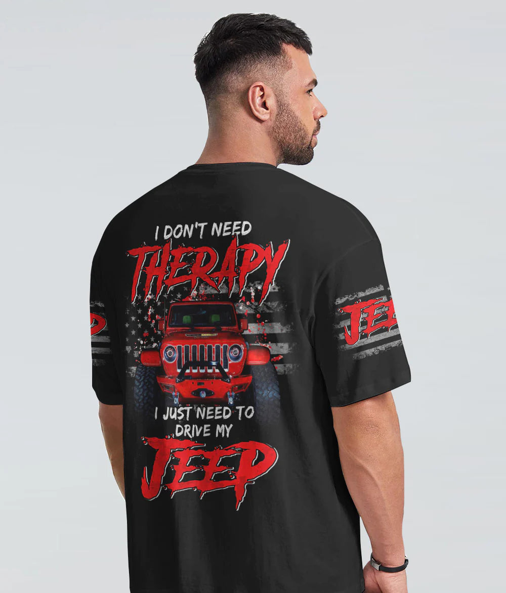 jeepin-is-my-therapy-american-flag-t-shirt