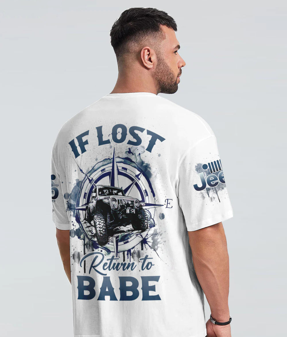 if-lost-return-to-babe-jeep-compass-couple-t-shirt