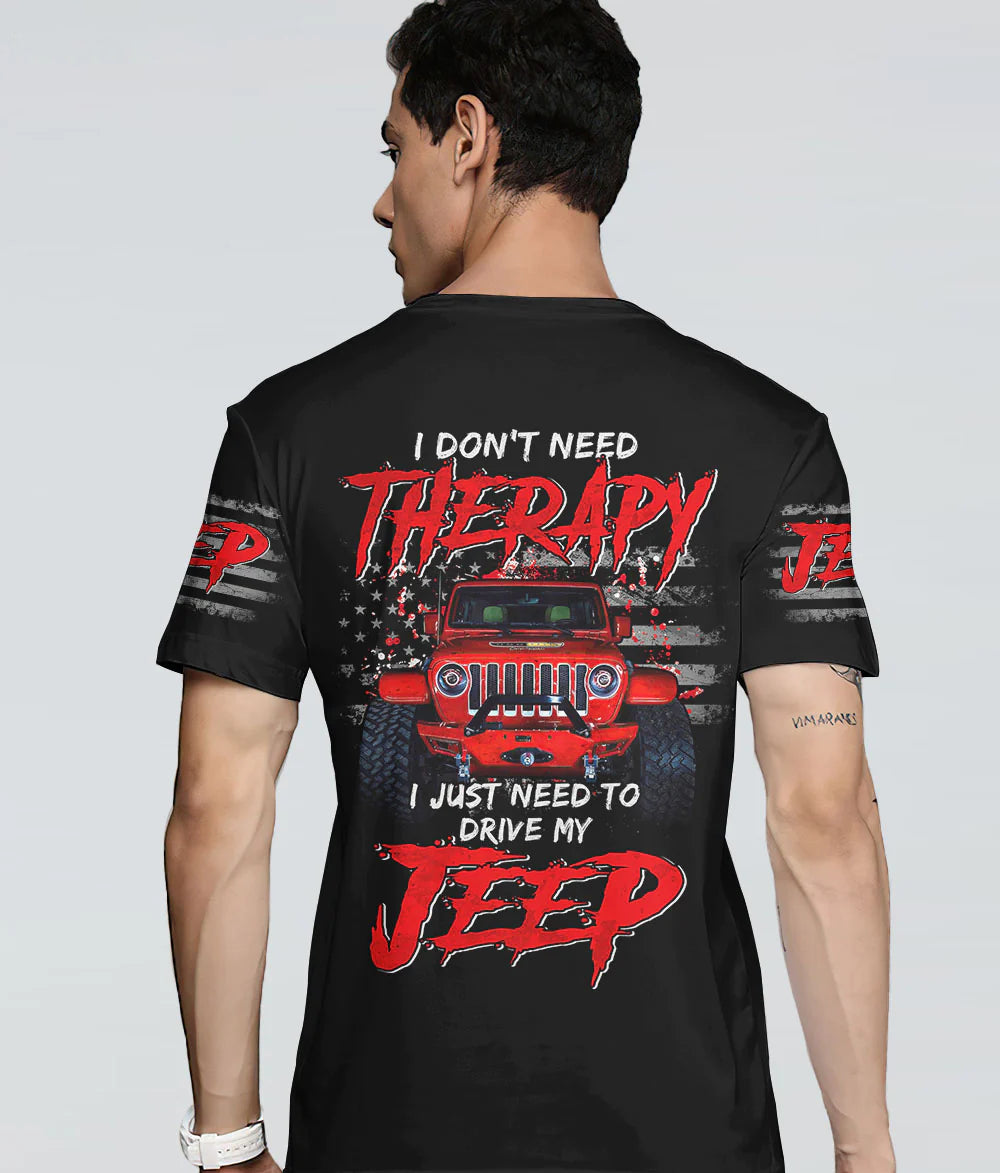 jeepin-is-my-therapy-american-flag-t-shirt