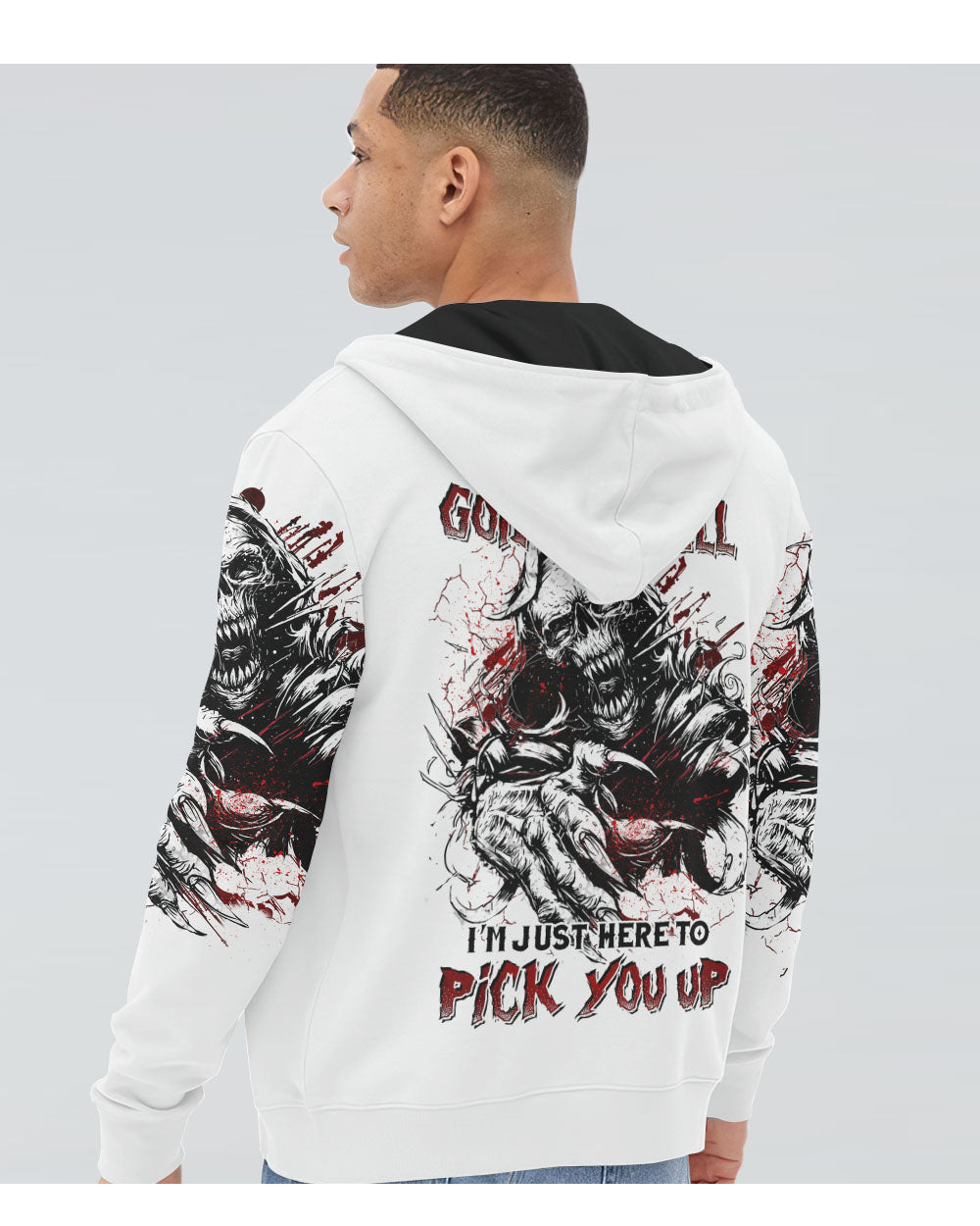 Of Course I'm Going To Hell Skull Hoodie