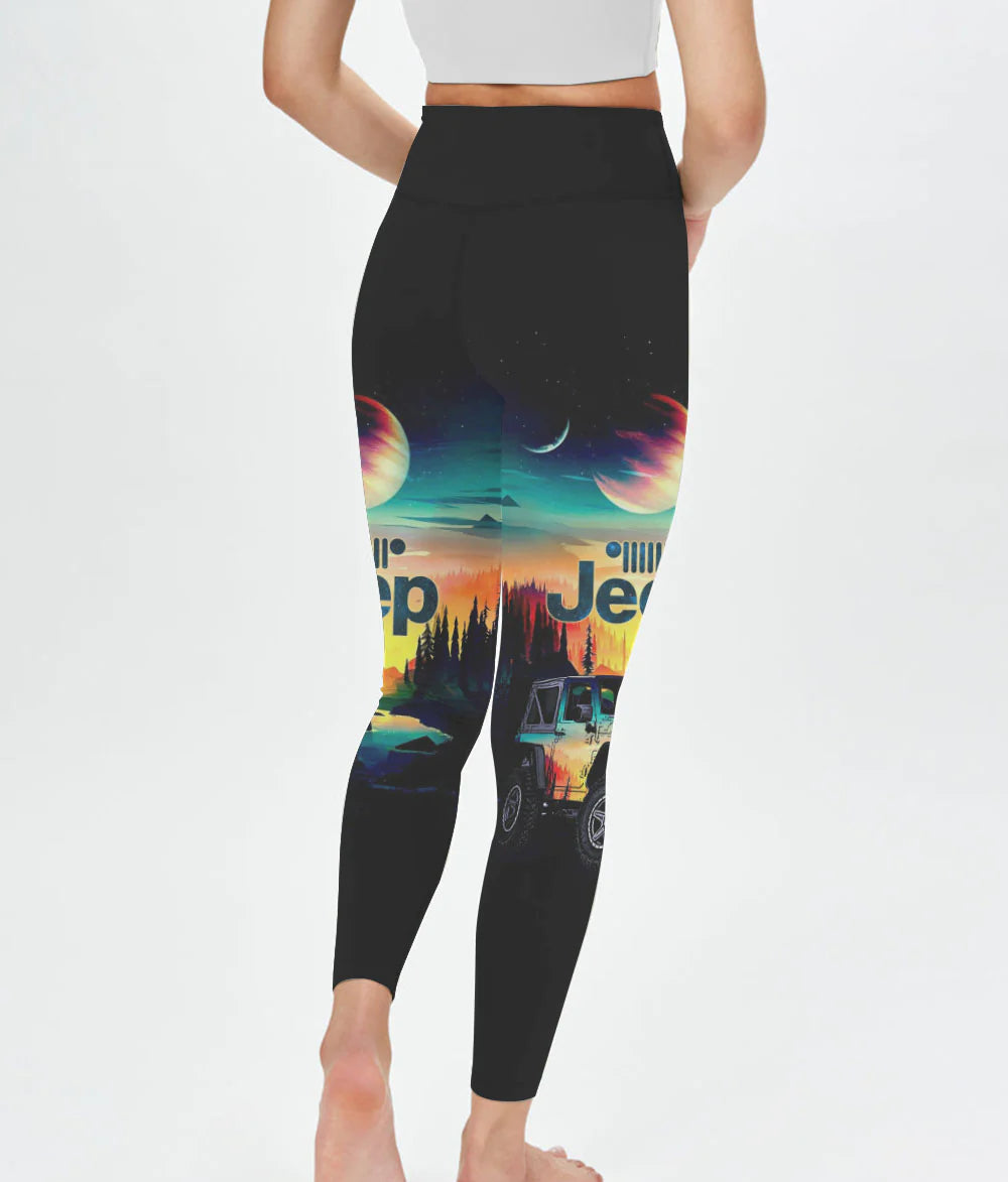 retro-jeep-not-all-who-wander-are-lost-moon-forest-leggings