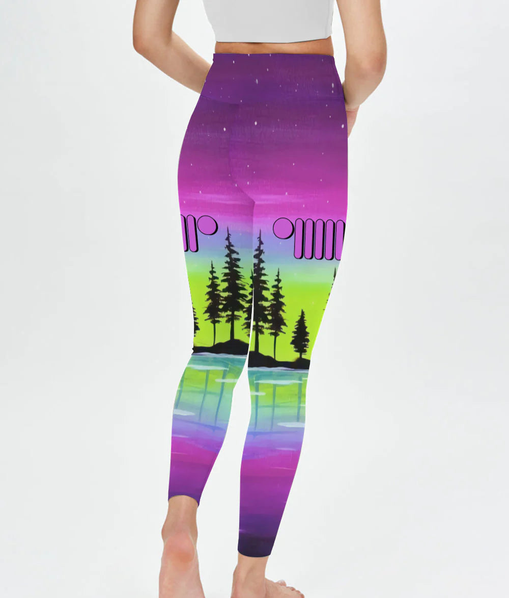 retro-jeep-not-all-who-wander-are-lost-forest-purple-leggings