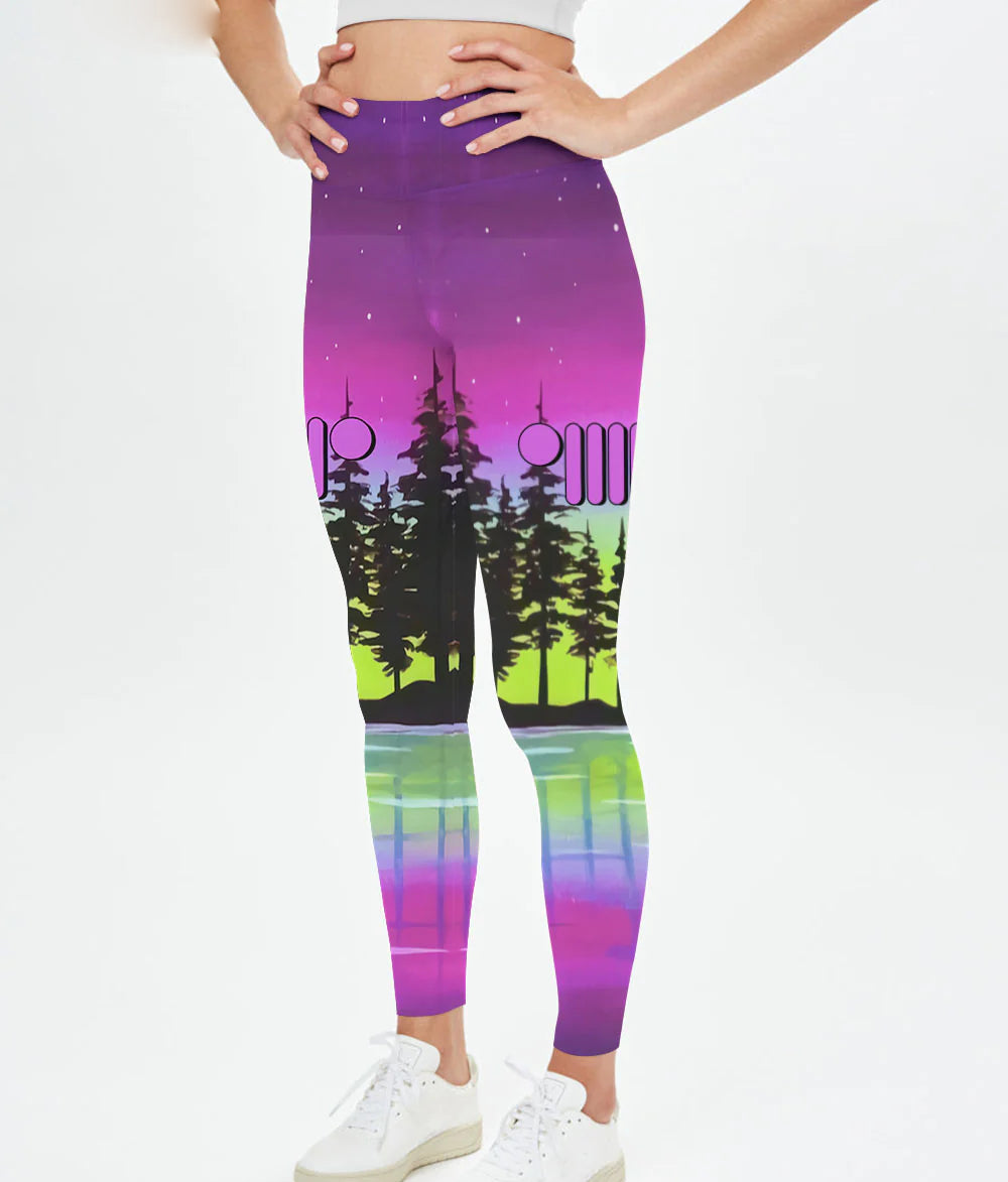 retro-jeep-not-all-who-wander-are-lost-forest-purple-leggings