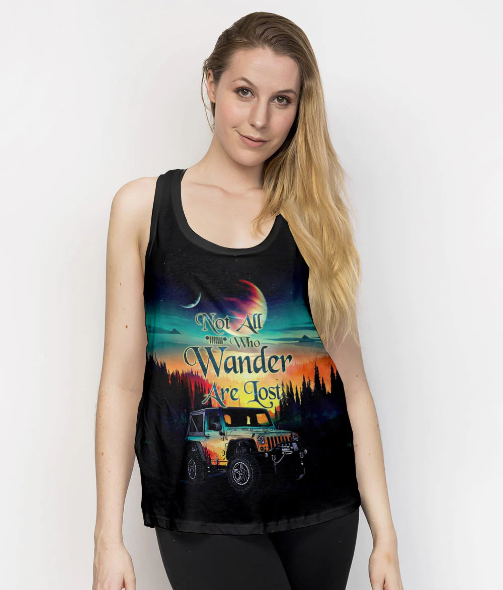 retro-jeep-not-all-who-wander-are-lost-moon-forest-tank-top