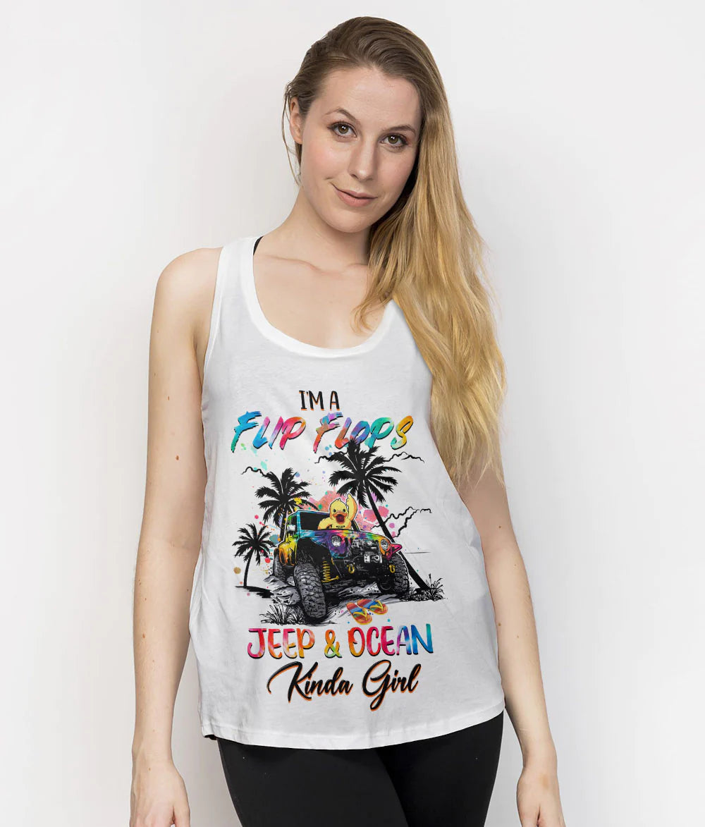 flip-flops-funny-duck-jeep-ocean-kinda-girl-colorful-tank-top