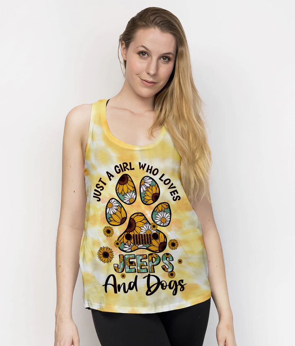 just-a-girl-who-loves-jeeps-and-dogs-sunflower-tank-top