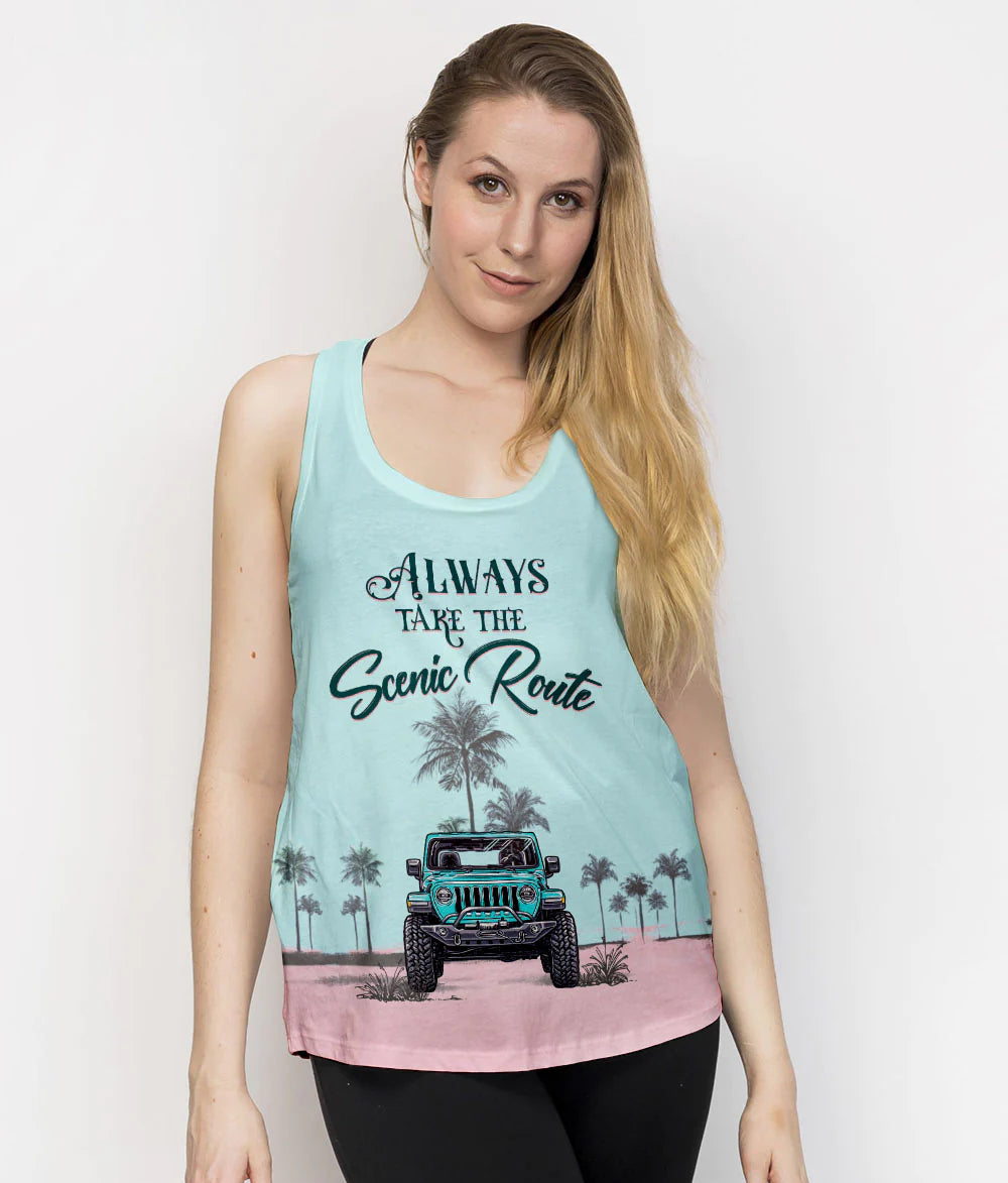 always-take-the-scenic-route-tank-top