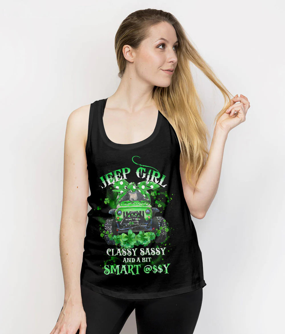 jeep-girl-classy-sassy-patricks-day-tank-top