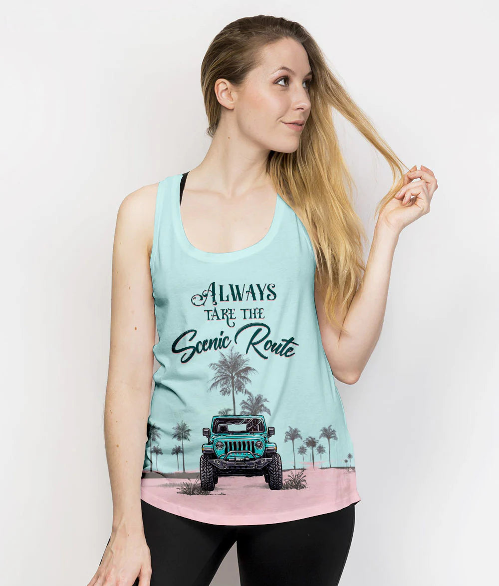 always-take-the-scenic-route-tank-top