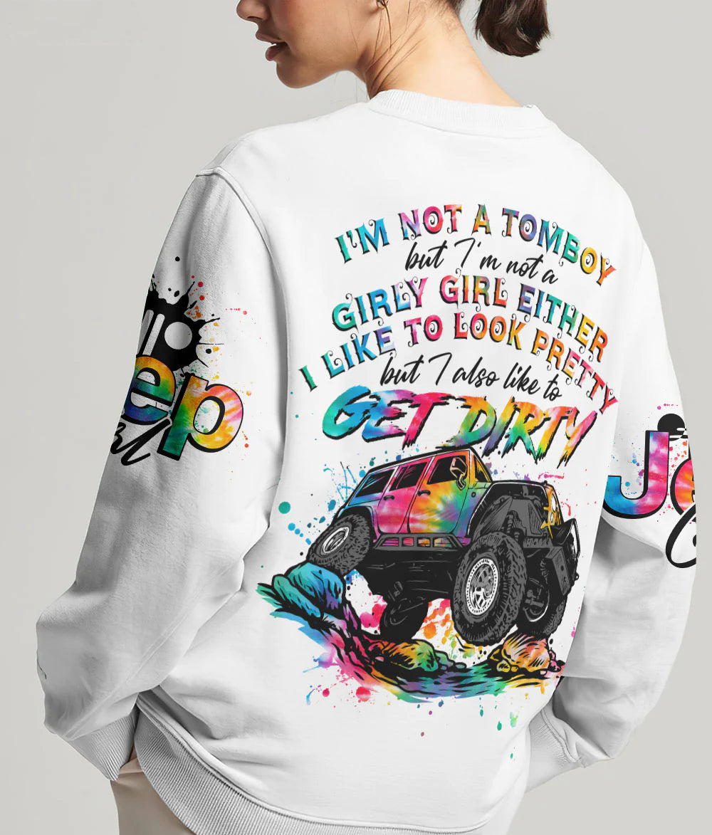 im-not-a-tomboy-jeep-colorful-sweatshirt