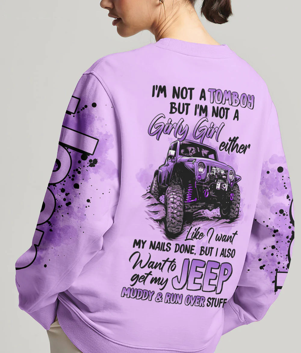 im-not-a-tomboy-jeep-violet-sweatshirt