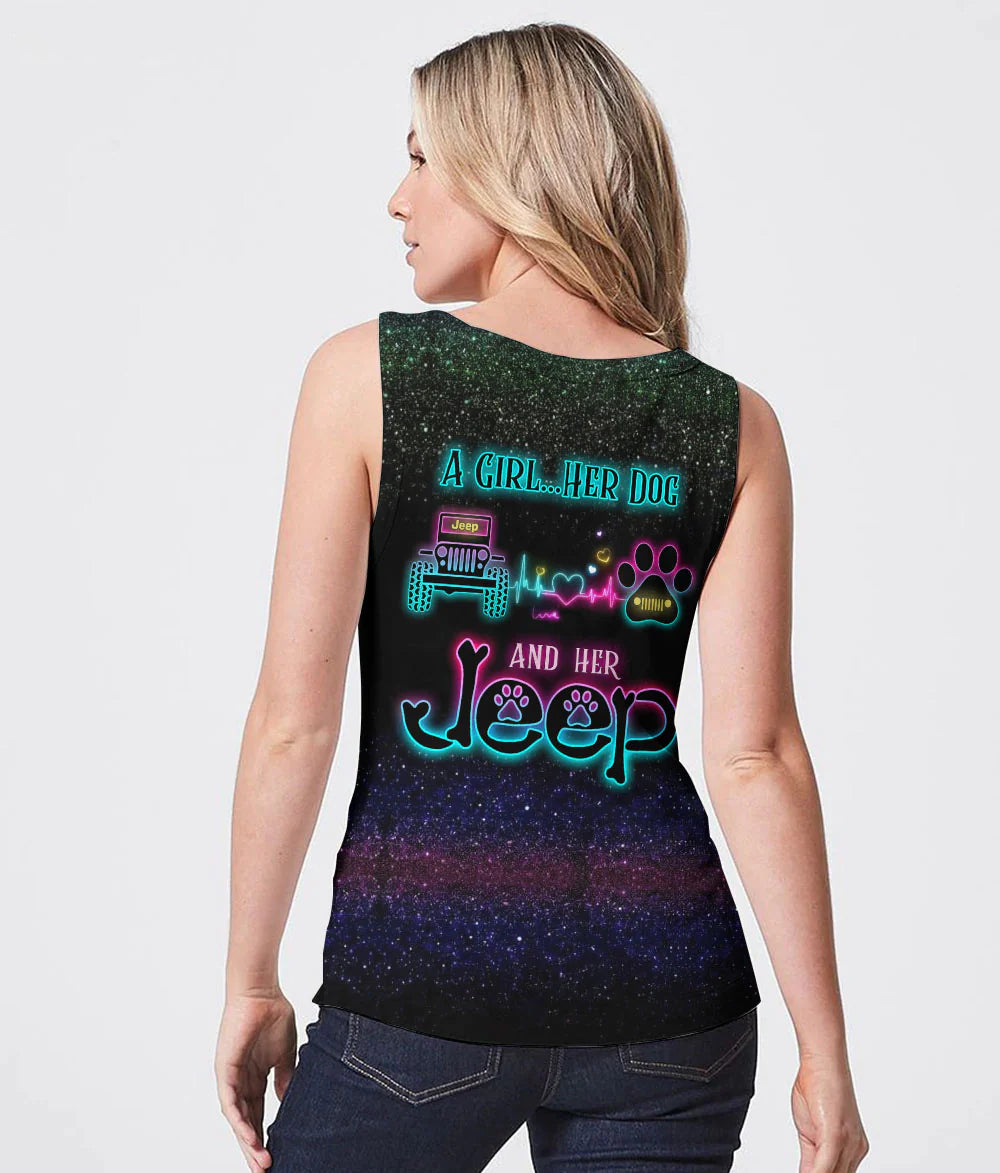 jeepin-in-the-starlight-a-girl-and-her-funny-dog-tank-top