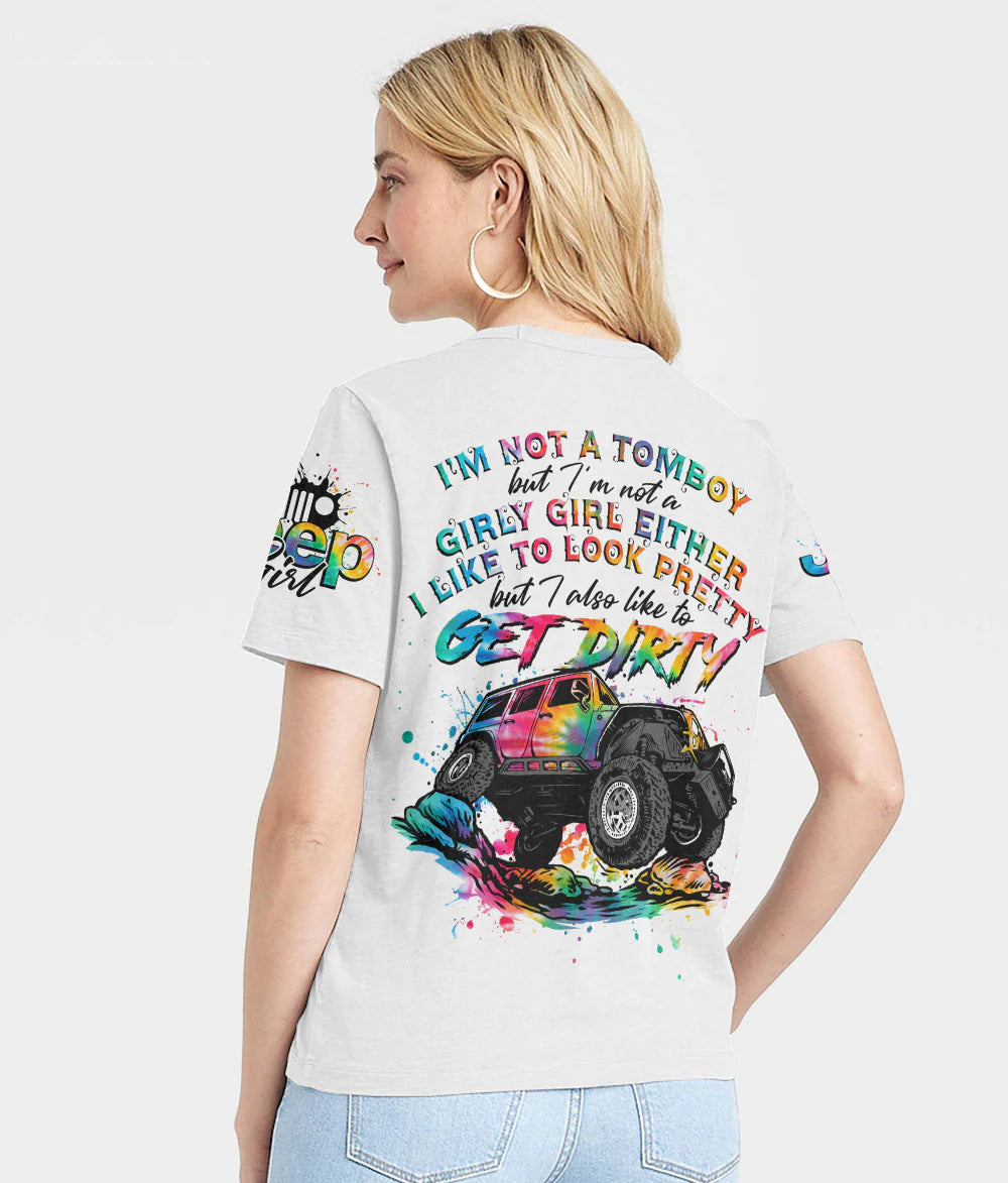 im-not-a-tomboy-jeep-colorful-women-v-neck-t-shirt