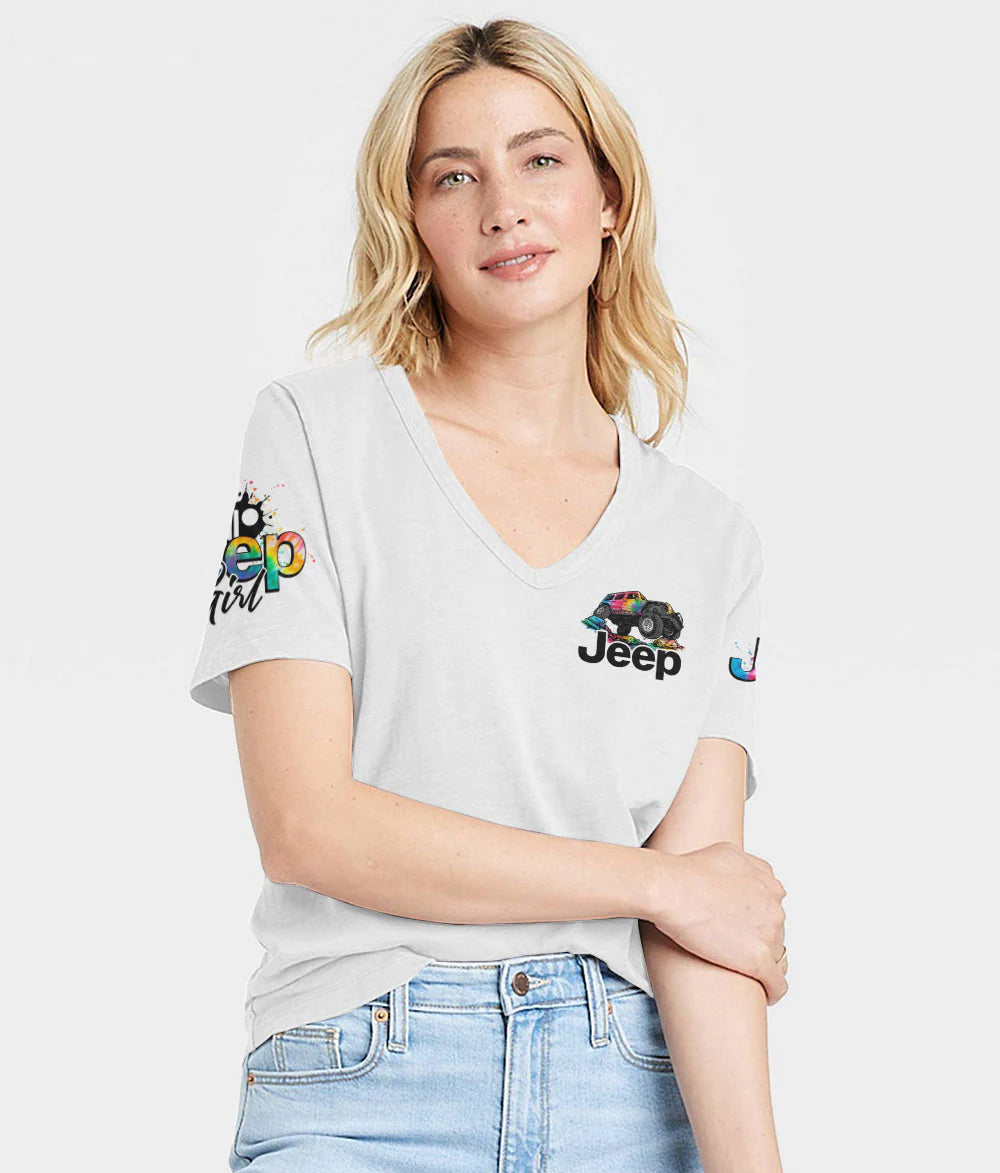 im-not-a-tomboy-jeep-colorful-women-v-neck-t-shirt