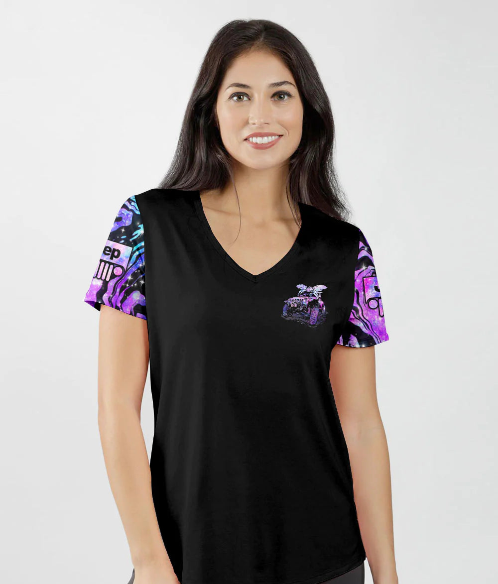 assuming-i-was-like-most-girls-galaxy-jeep-women-v-neck-t-shirt